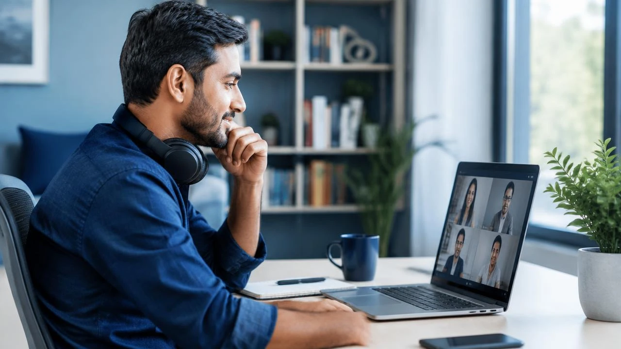 Illustrative Virtual staffing work setting