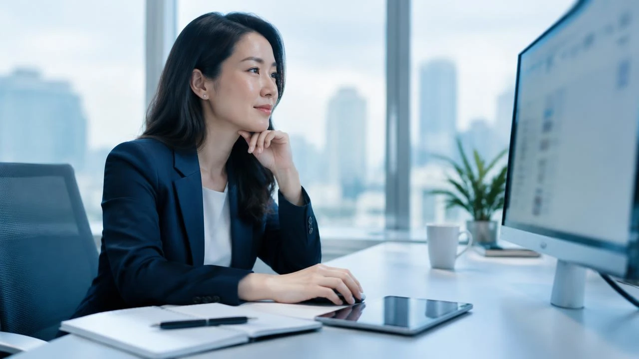 Illustrative Talent sourcing work setting